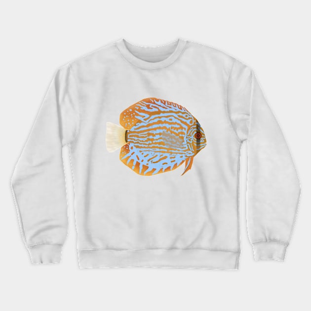 Discus Crewneck Sweatshirt by FishFolkArt